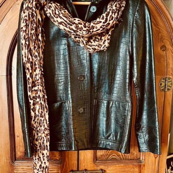 Beautiful Leather Coat Vintage Brisa Perfect Condition - Picture 6 of 6